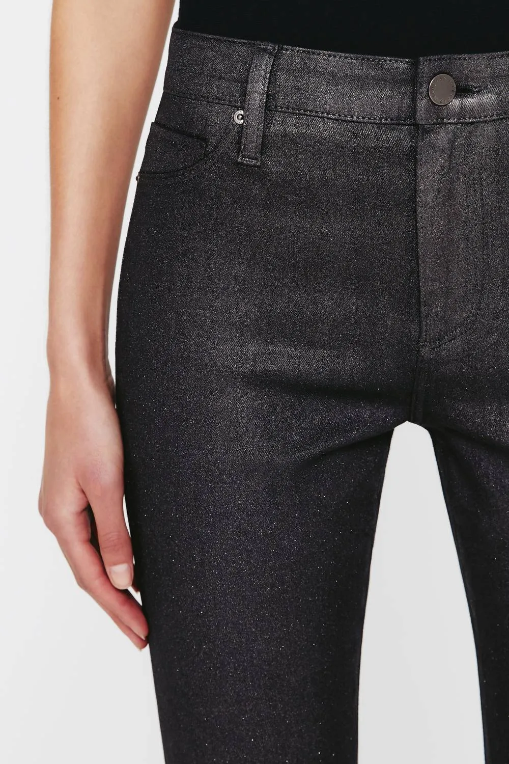 Ag Jeans - Farrah Coated Skinny Ankle Jean