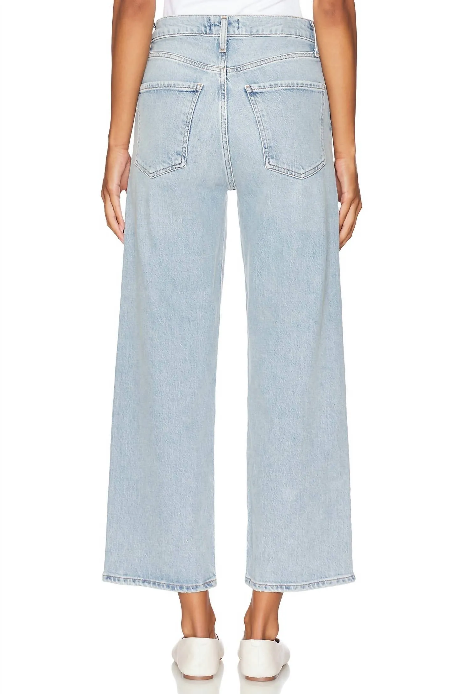 Agolde - Ren High Rise Wide Leg Jeans