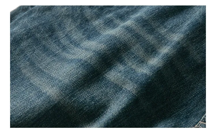 AK Straight-Cut Pile Jeans Men