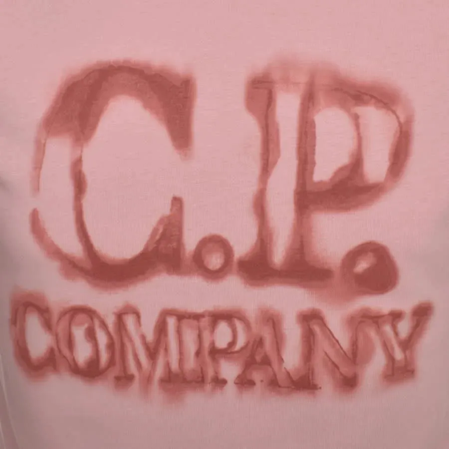 Blurry Logo Print T-Shirt