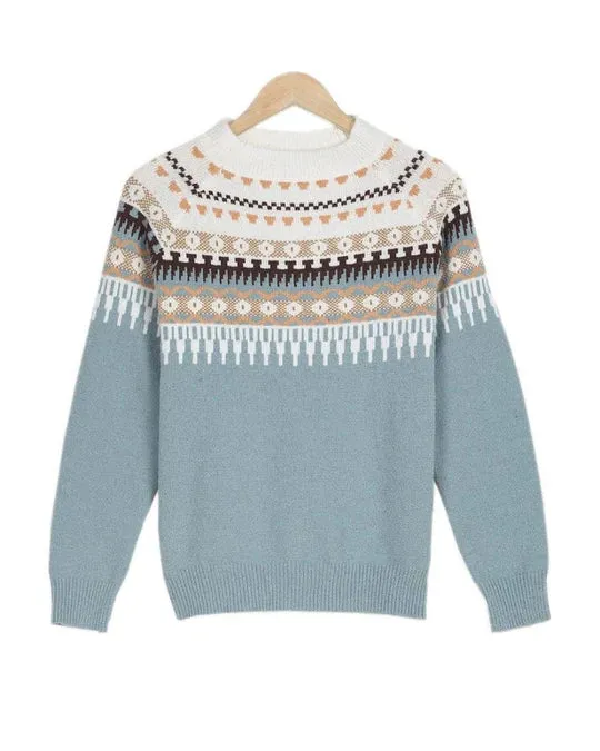 Edna - Stijlvolle bedrukte pullover voor dames