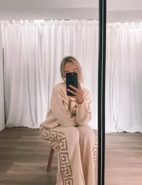 GREEK KNIT SET / BEIGE