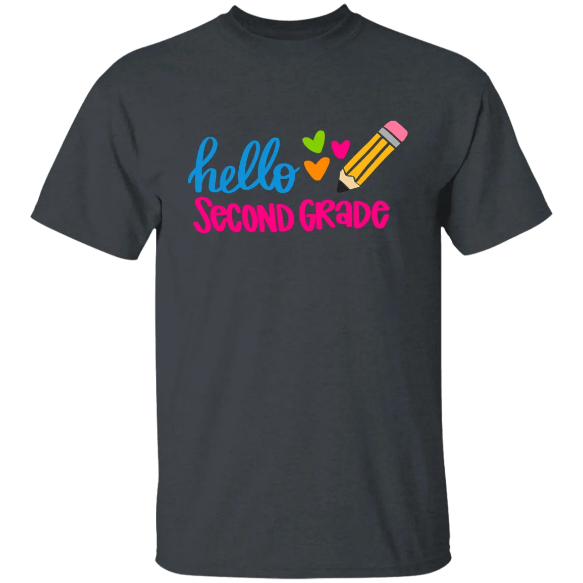 Hello Second Grade Youth 100% Cotton T-Shirt