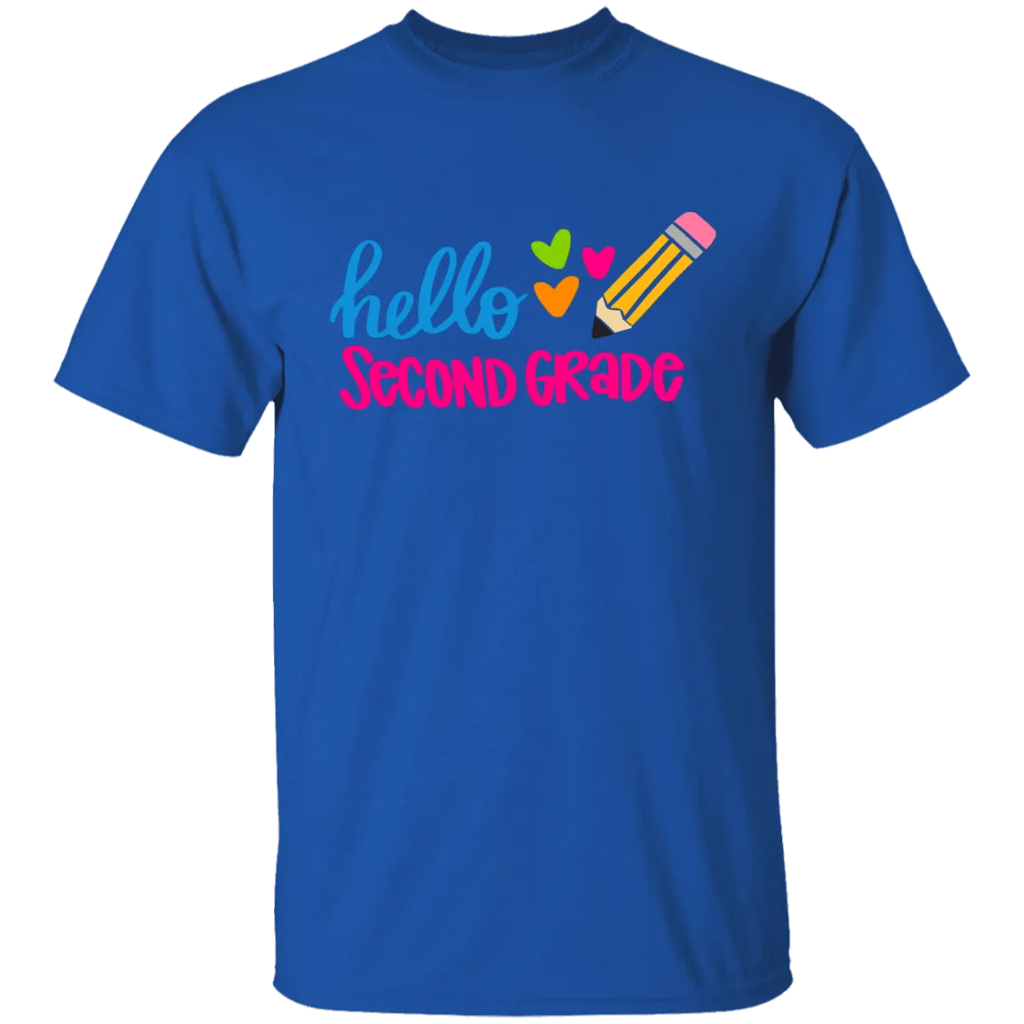 Hello Second Grade Youth 100% Cotton T-Shirt