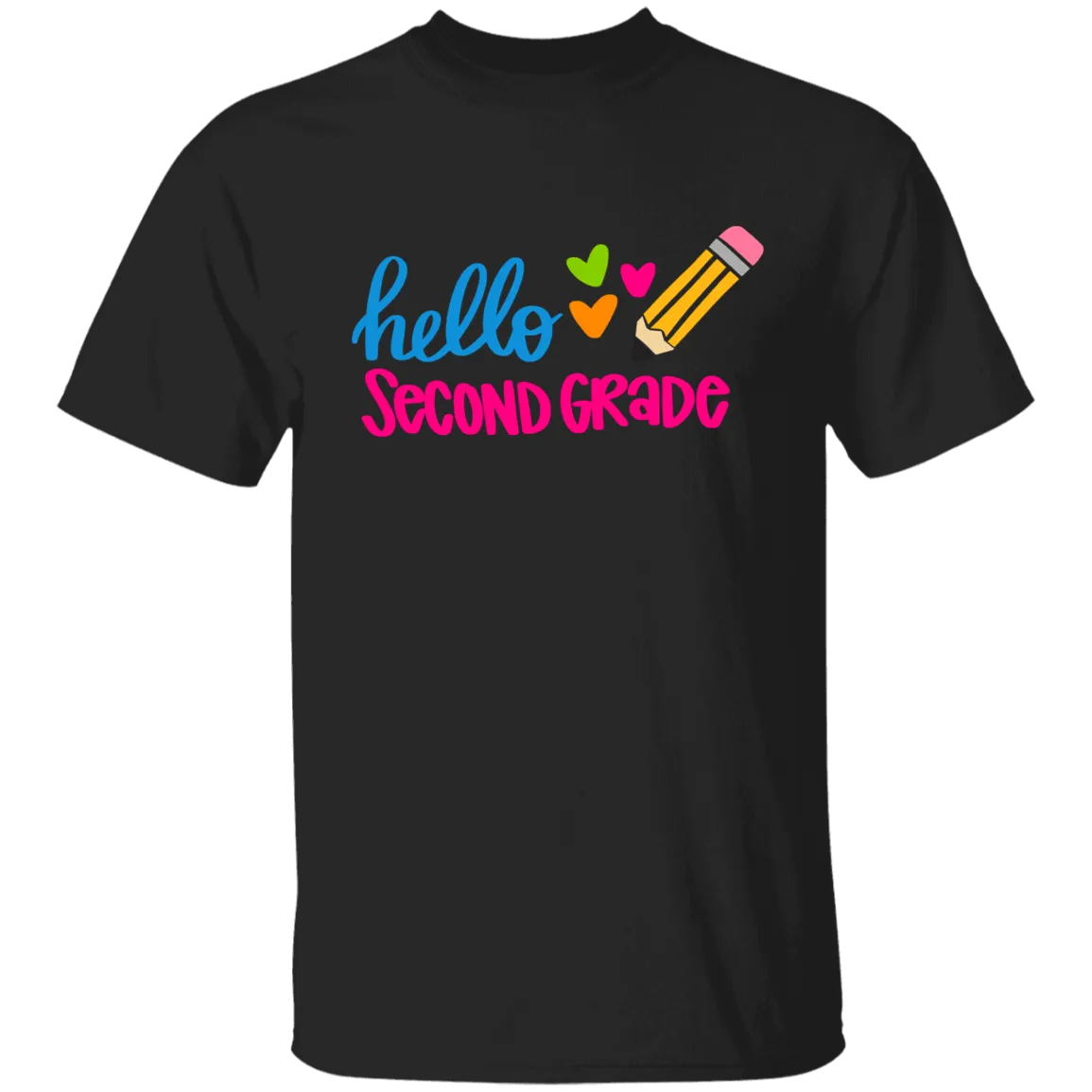 Hello Second Grade Youth 100% Cotton T-Shirt