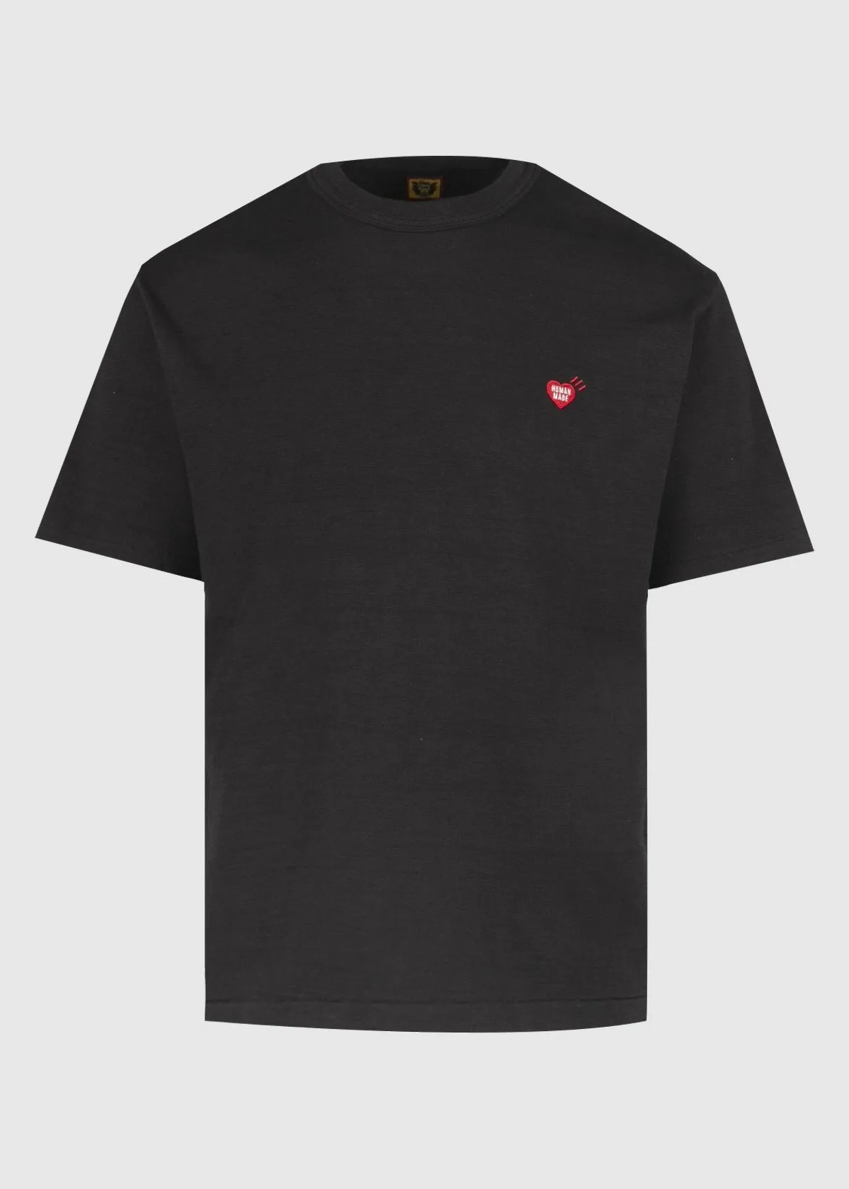 HUMAN MADE: HEART POINT TEE [BLACK]