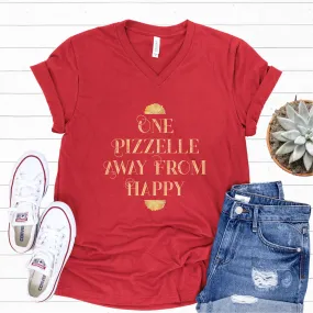 Italian Pizzelle Holiday Cookies Shirt | Foodie Baking Gift | Unisex V-neck T-shirt