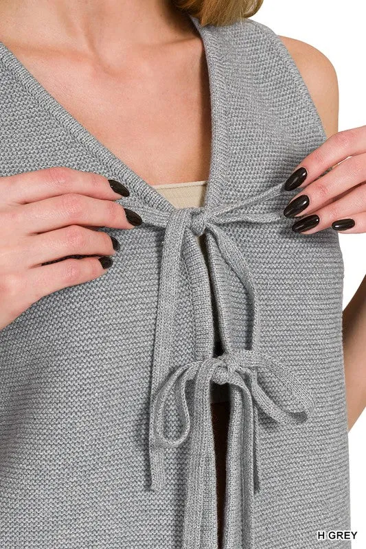Kelli Tie Sweater Vest