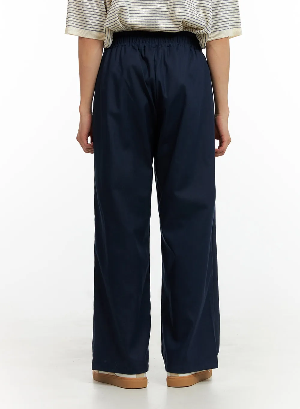 Men's Solid Linen Pants IU414
