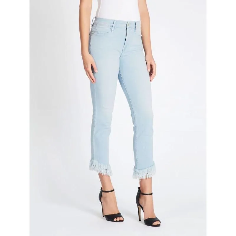 NWT- Frame Denim 'Le High Straight' Sydmoton Fray Hem Jeans RRP $425 -Size 26
