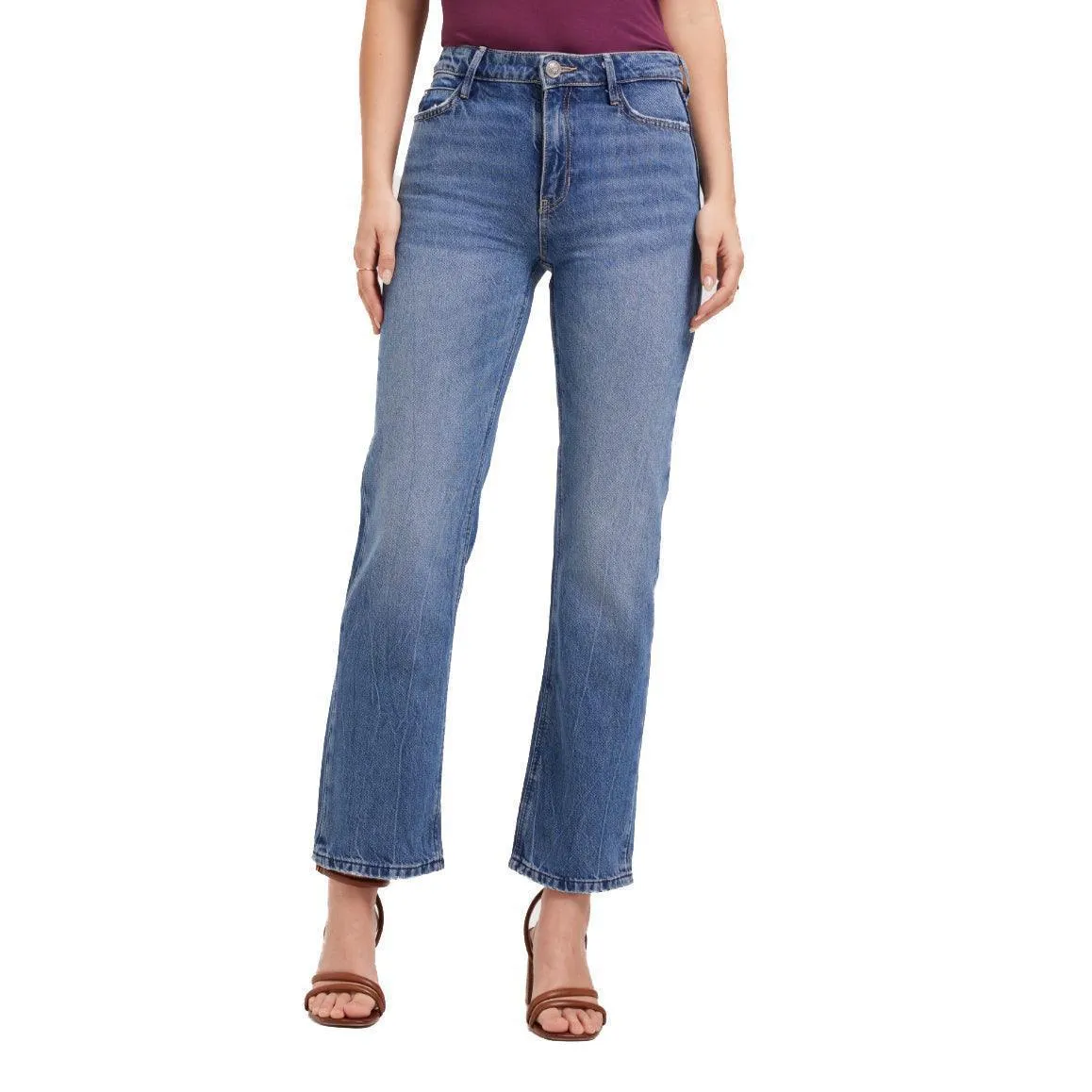 NWT- Guess Denim 'Straight High' 1981 Jeans -Size 31