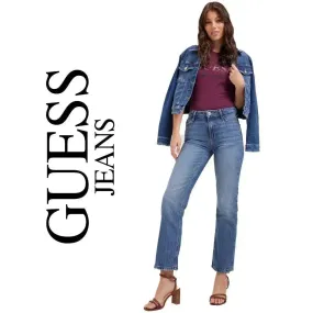 NWT- Guess Denim 'Straight High' 1981 Jeans -Size 31