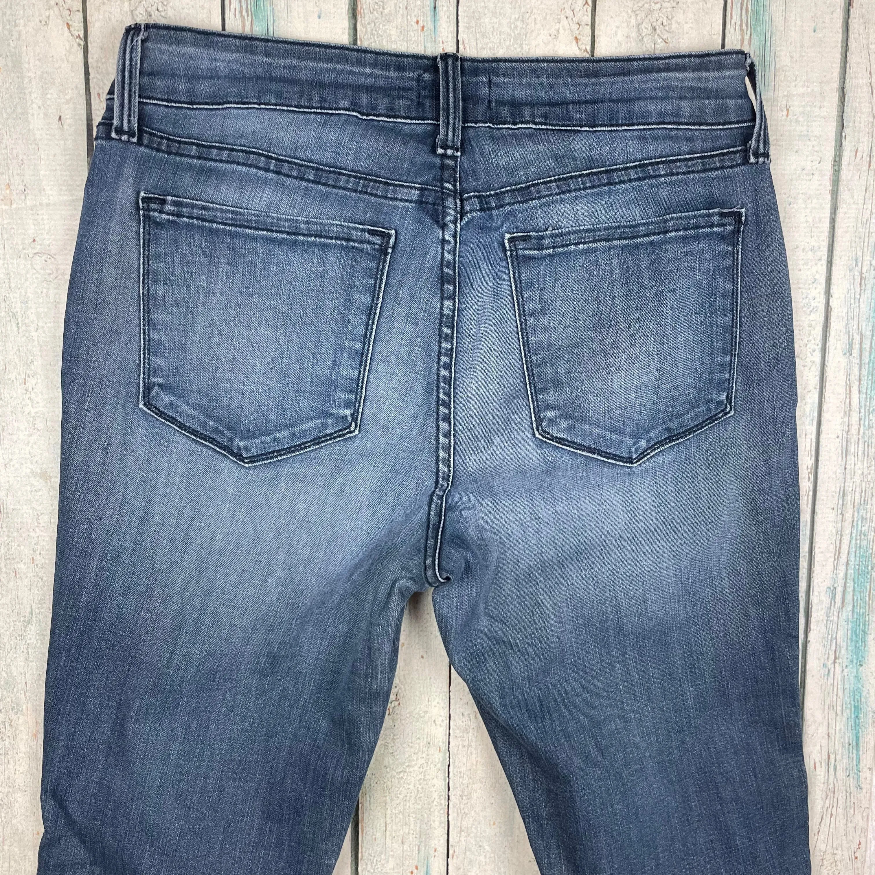 NYDJ Lift & Tuck 'Legging' Zip Detail Jeans -Size 4 US or 8 AU