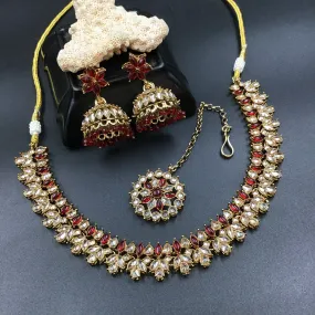 Round Neck Antique Necklace Set 7191-33
