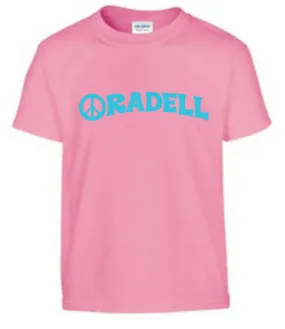Short Sleeve T-Shirt <br>AZALEA with TEAL INK