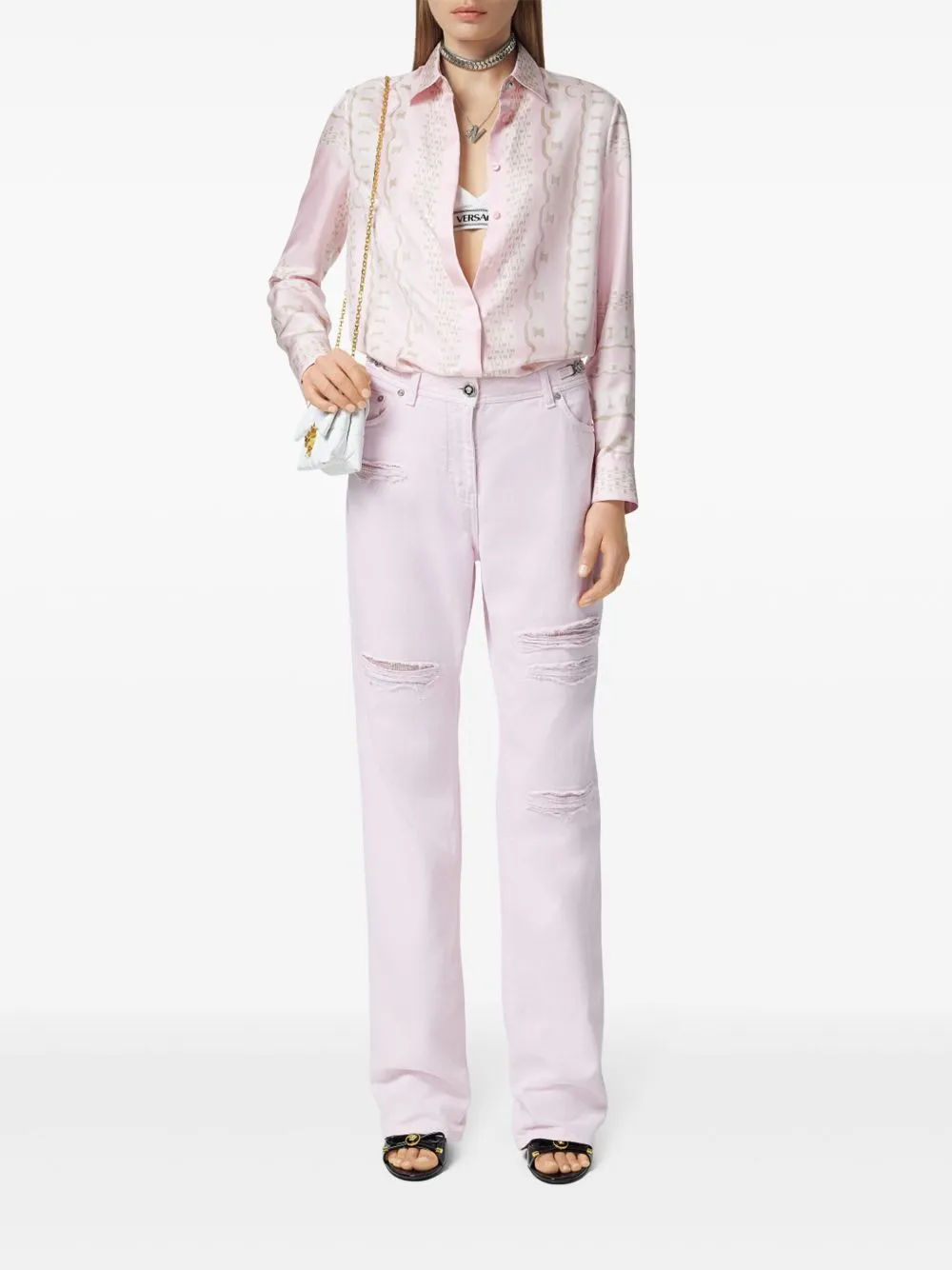 Versace Treasure Scarf Shirt