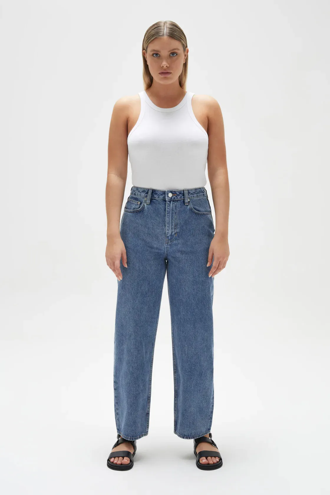 VINTAGE STRAIGHT JEAN | DARK STONE