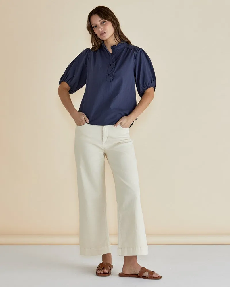 Willow Wide Leg Jeans - Off-White