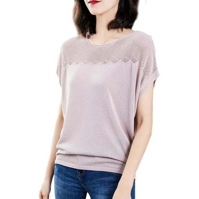 Women Short Sleeve Loose T-shirts