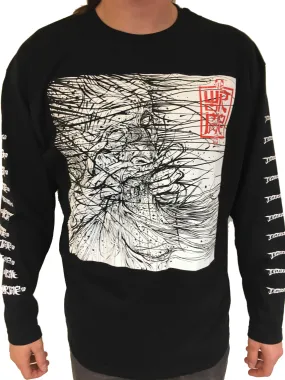 Wormrot "Jawripper" Black Long Sleeve T-shirt